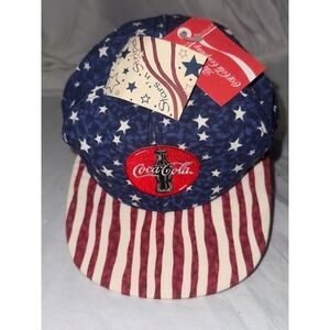 Coca‎ Cola Stars Stripes Glow in the Dark Baseball Cap Hat Louisville Line